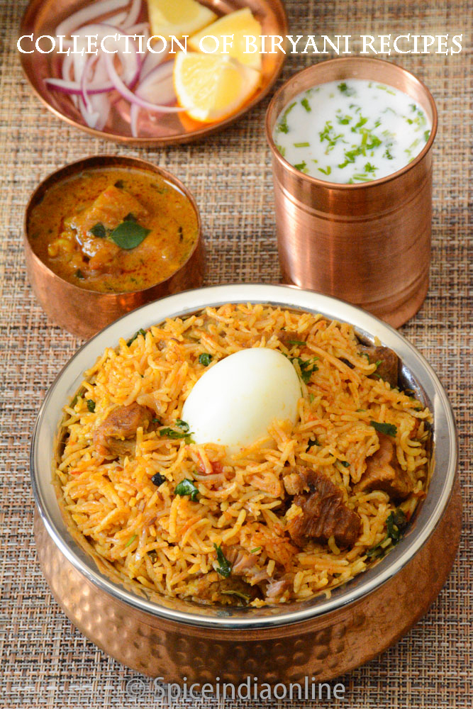 BIRYANI RECIPES ~ Collection of Biryani Recipes — Spiceindiaonline