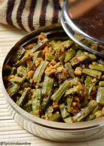 Cluster Beans Poriyal - Kothavarangai Poriyal - South Indian Cluster ...