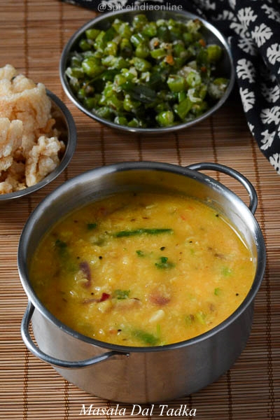 Masala Dal Tadka - Dal Tadka Recipe — Spiceindiaonline