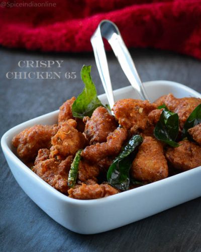 Crispy Chicken 65 - How to make restaurant style Chicken 65 ...