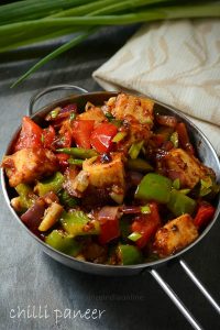 Chilli Paneer - Indo Chinese Chilli Paneer Dry — Spiceindiaonline