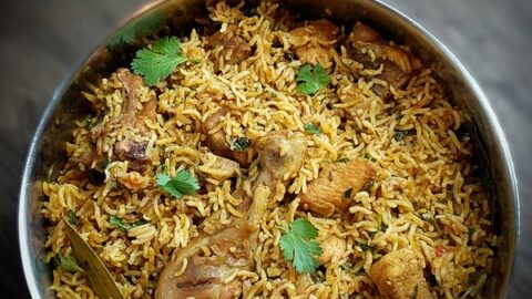 Easy chicken outlet biryani instant pot