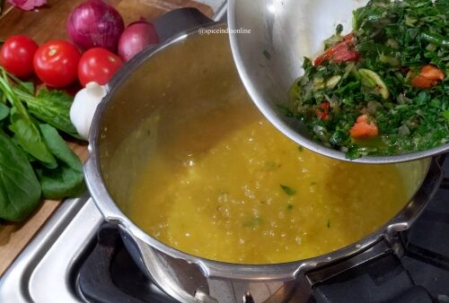 Spinach dal