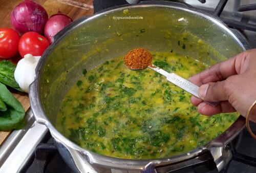 Spinach dal