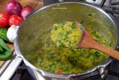 Spinach dal