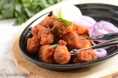 ALOO 65 RECIPE - Potato 65 — Spiceindiaonline