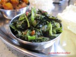 Mulai Keerai Poriyal Recipe – Amaranth leaves stir fry –  முளைக்கீரை பொரியல்