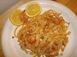 Lemon Shrimp Fettuccine