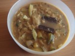 Zucchini n Sprouted Greengram Kurma