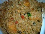 Fish biryani