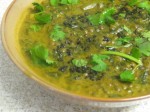 SPINACH WITH LENTILS