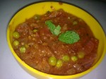 Tangy Tomato Green peas curry