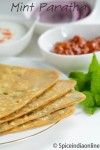 MINT PARATHA RECIPE – Pudina Paratha